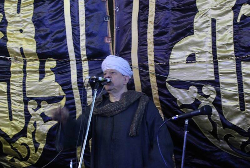 المداح ياسين التهامي - تصوير: مصطفى عدلي