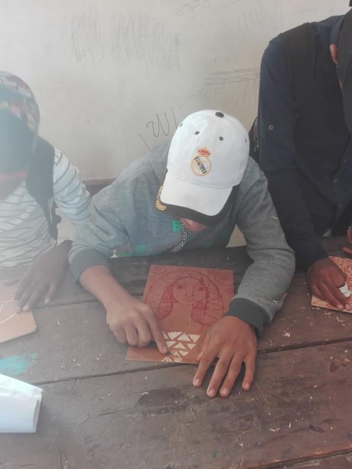 ورشة للفنون التشكيلية بثقافة نجع حمادي