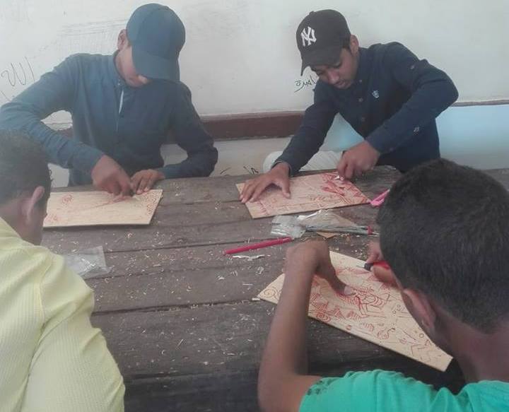 ورشة للفنون التشكيلية بثقافة نجع حمادي