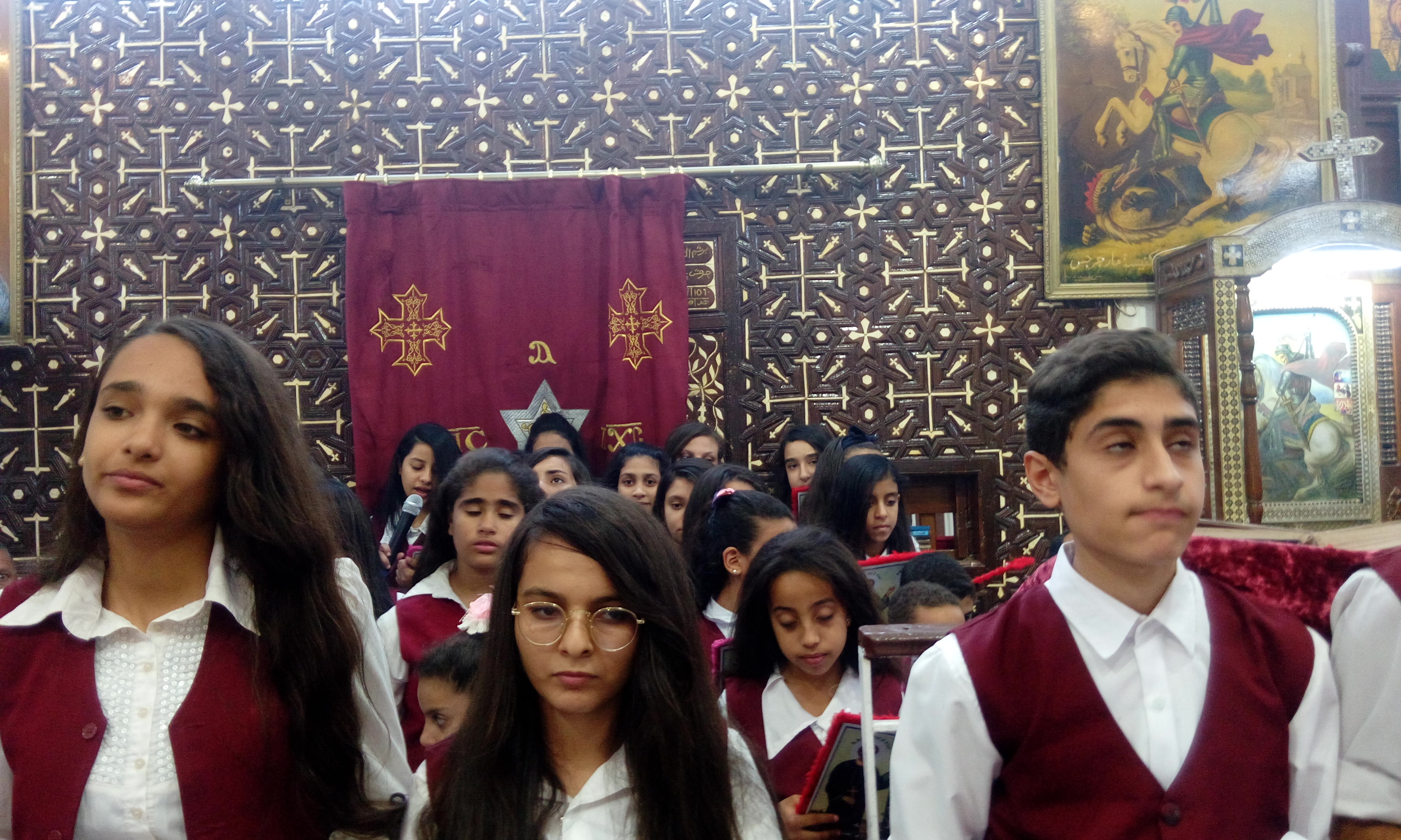 احتفالات مارجرجس ببني مر بأسيوط_تصوير: فيبي مدحت