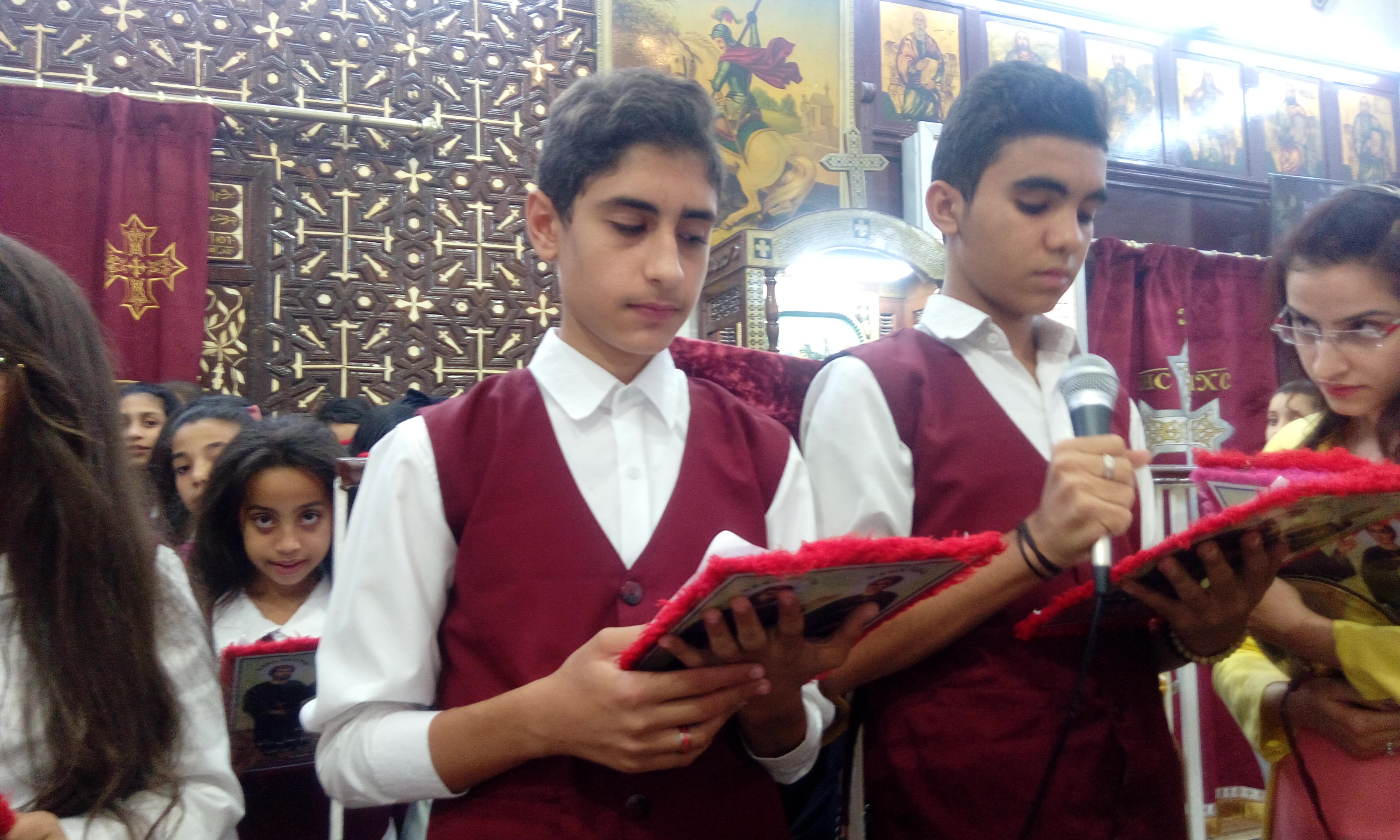 احتفالات مارجرجس ببني مر بأسيوط_تصوير: فيبي مدحت