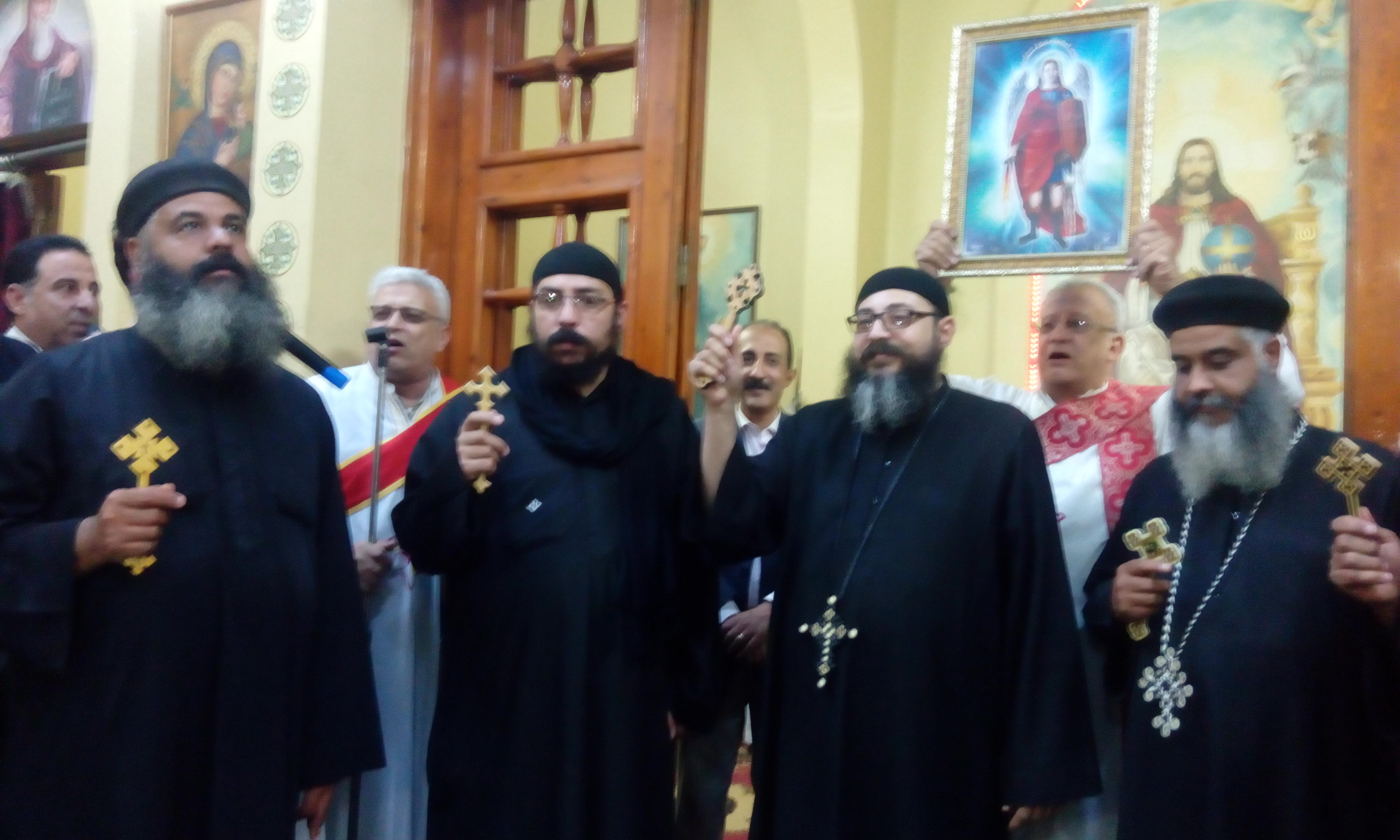 جانب من الليلة الختامية الاحتفالات بعيد رئيس الملائكة تصوير: فيبي مدحت