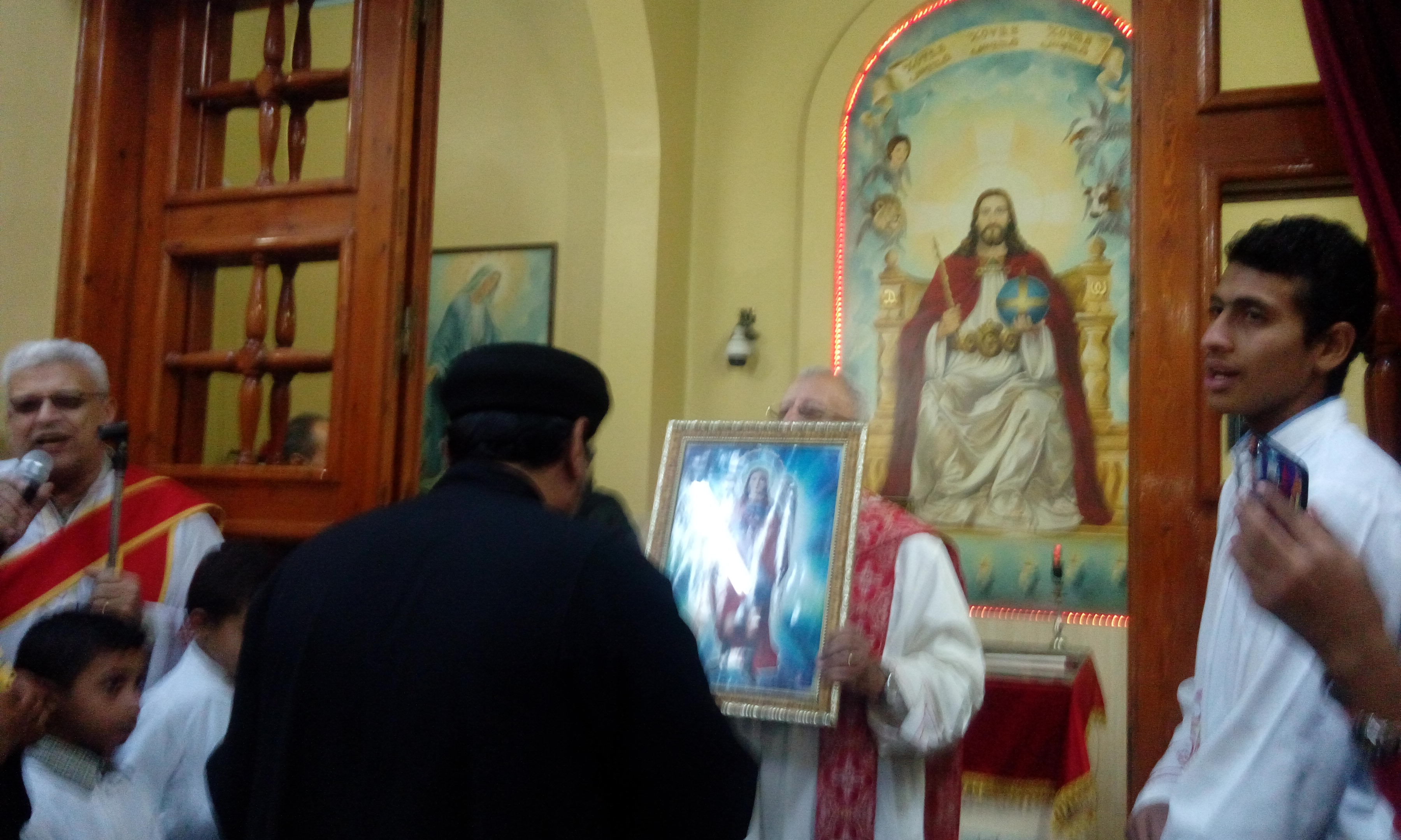 جانب من الليلة الختامية الاحتفالات بعيد رئيس الملائكة تصوير: فيبي مدحت