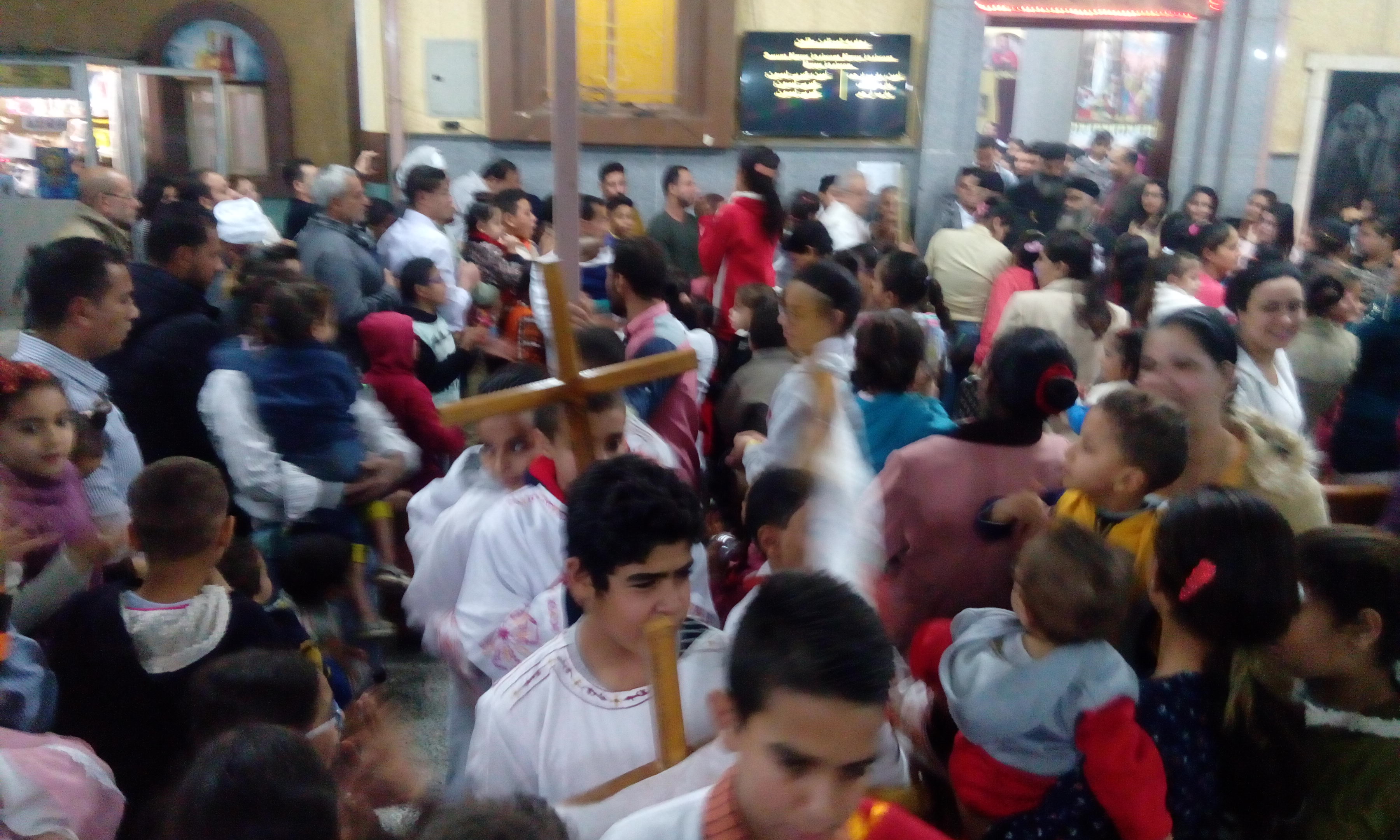 جانب من الليلة الختامية الاحتفالات بعيد رئيس الملائكة تصوير: فيبي مدحت