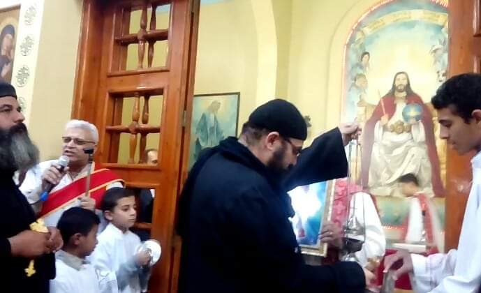 جانب من الليلة الختامية الاحتفالات بعيد رئيس الملائكة تصوير: فيبي مدحت