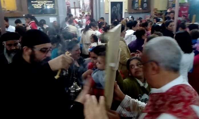 جانب من الليلة الختامية الاحتفالات بعيد رئيس الملائكة تصوير: فيبي مدحت