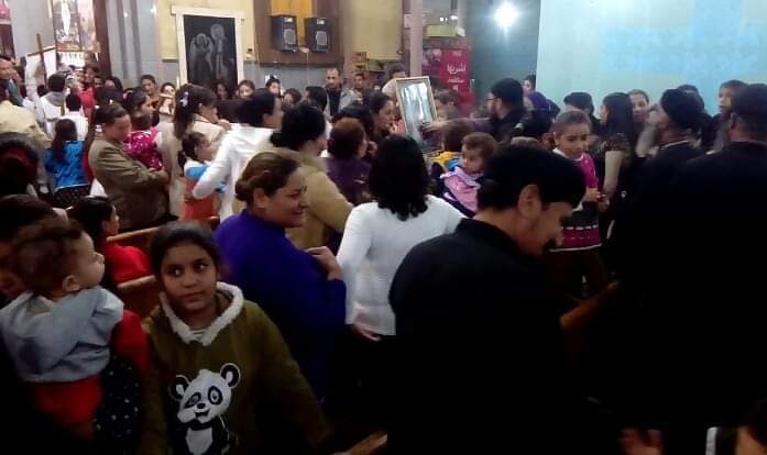 جانب من الليلة الختامية الاحتفالات بعيد رئيس الملائكة تصوير: فيبي مدحت