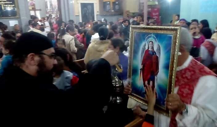 جانب من الليلة الختامية الاحتفالات بعيد رئيس الملائكة تصوير: فيبي مدحت