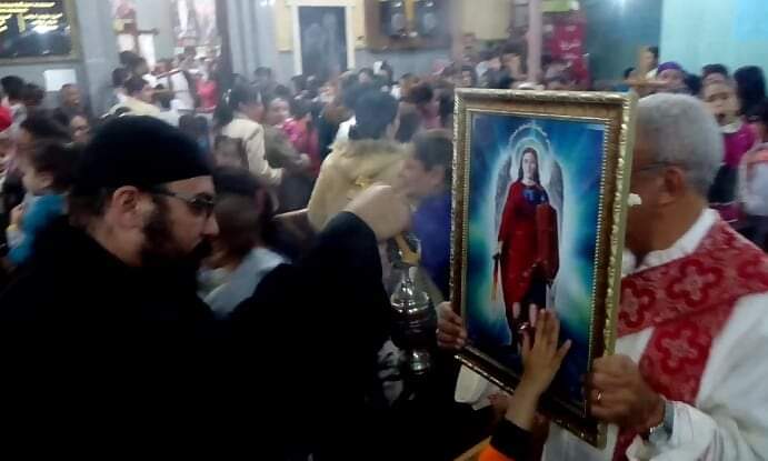 جانب من الليلة الختامية الاحتفالات بعيد رئيس الملائكة تصوير: فيبي مدحت