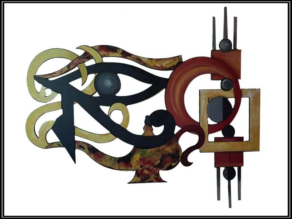 أعمال فنية ثلاثية الأبعاد للباحثة غادة حمدي