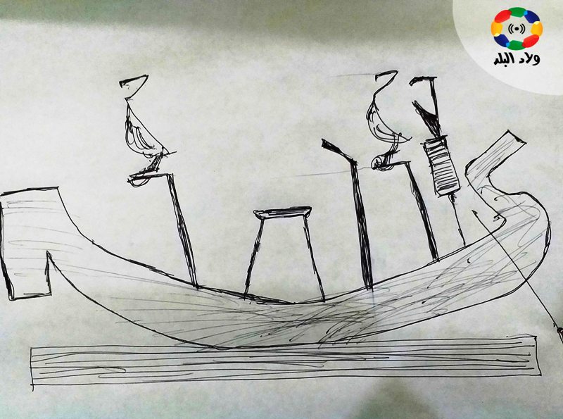 شكل تقريبي لمركب الشمس