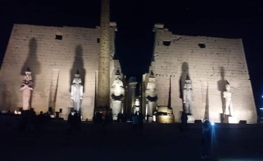 من إزاحة الستار عن الملك رمسيس- تصوير: أسماء الطاهر