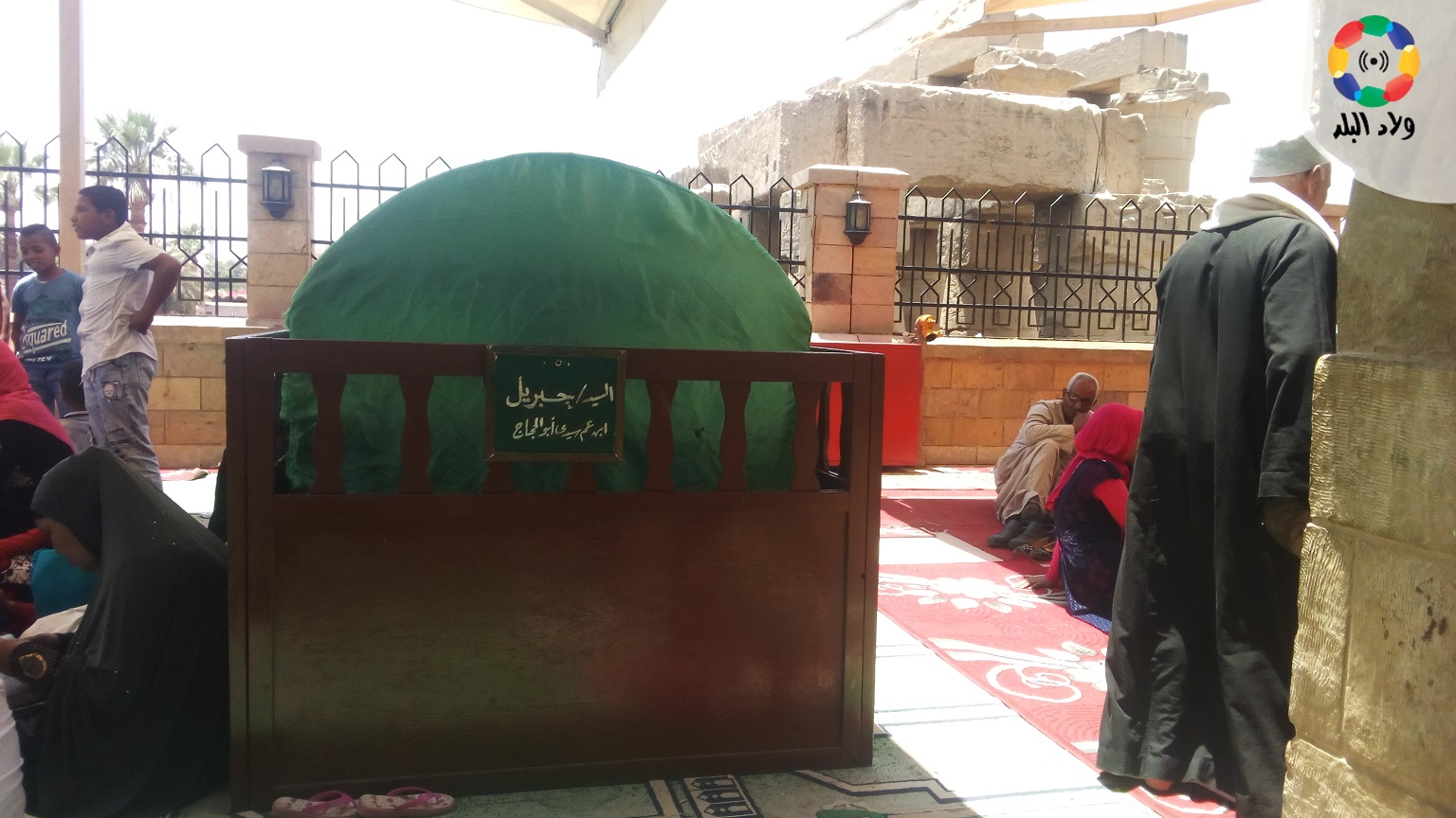 ضريح الشيخ جبريل ابن عم سيدي أبي الحجاج الأقصري - تصوير: أسماء الطاهر