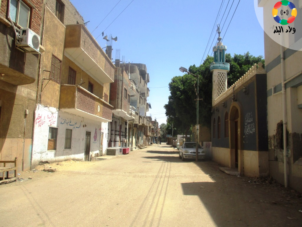 أحد شوارع قرية أبنود- محافظة قنا_ تصوير مريم الرميحي