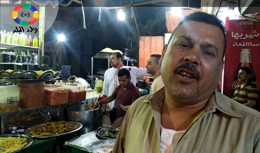 أبو أسلام، صاحب محل فول وفلافل بالفيوم 