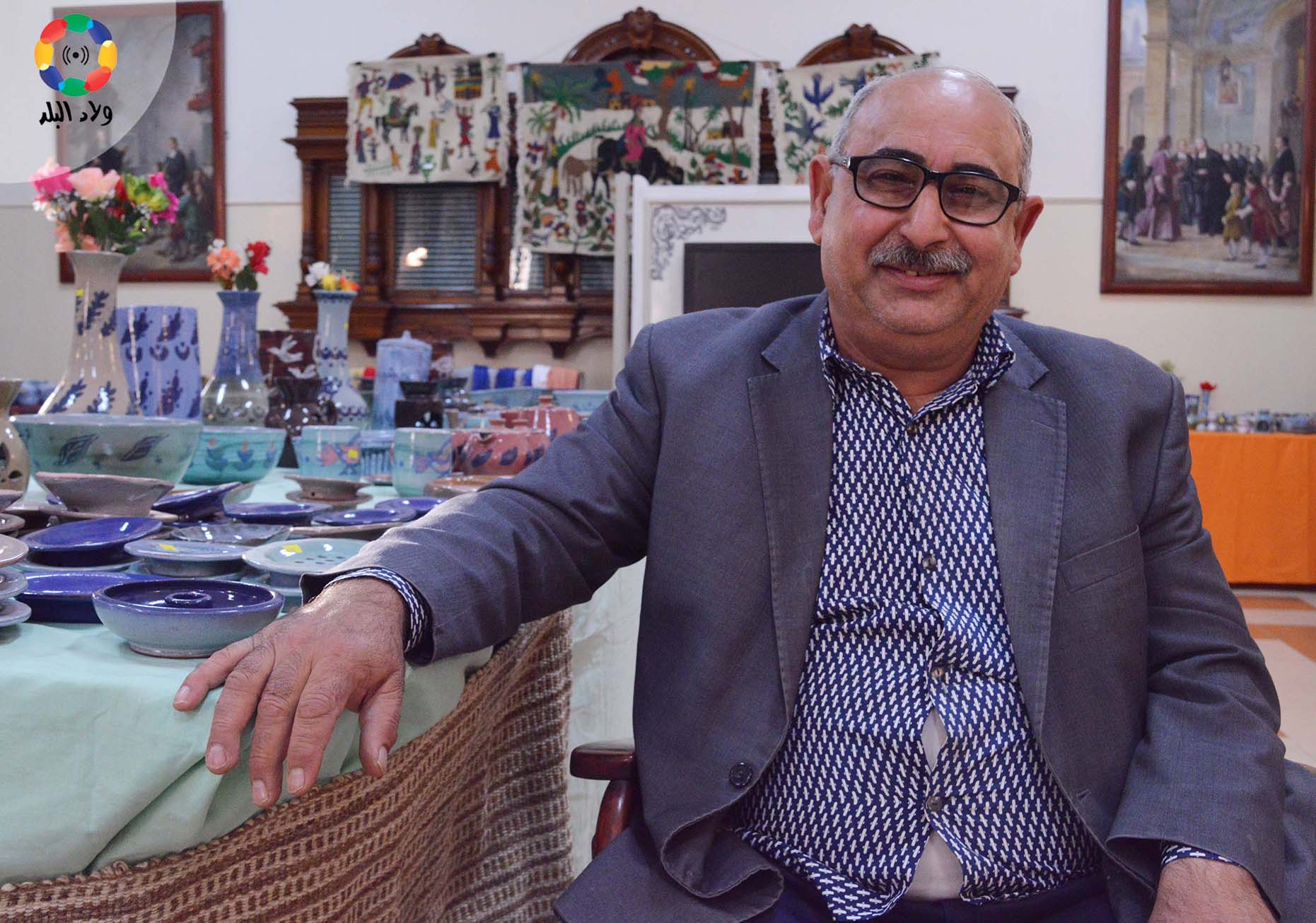 إسحاق يوسف، فنان تشكيلي، قرية جراجوس