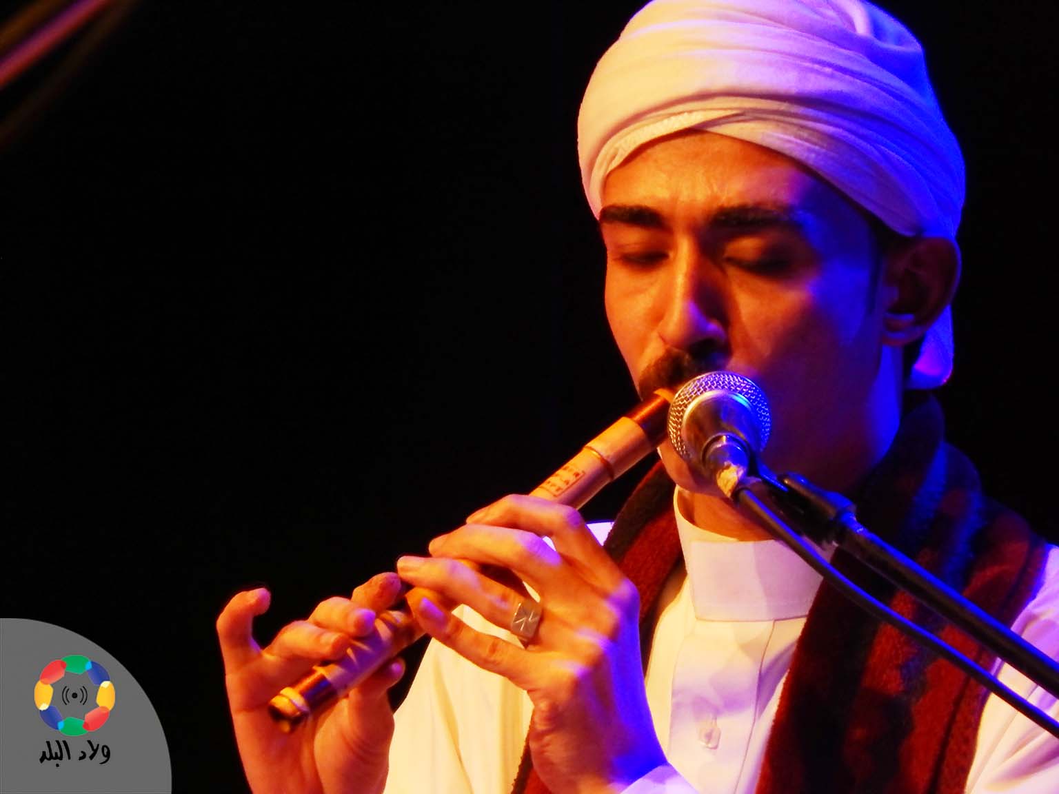 عازف الناي في فرقة الأسيوطي، حفل جزويت الإسكندرية