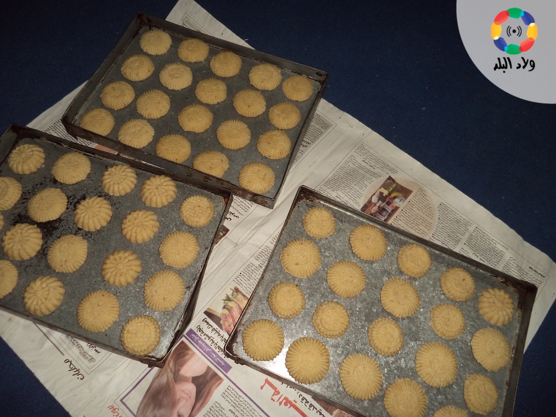 كحك العيد بعد تسويته