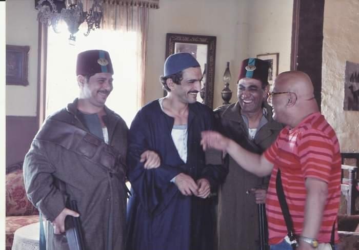 محمود عبدالمعطي أثناء العمل في مسلسل الزوجة الثانية - من أرشف الفنان محمود عبدالمعطي