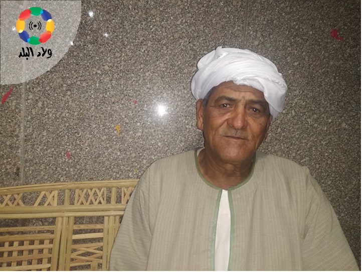 حسني فرج الفرجاني عضو فرقة عرب الفيوم - تصوير: منال محمود