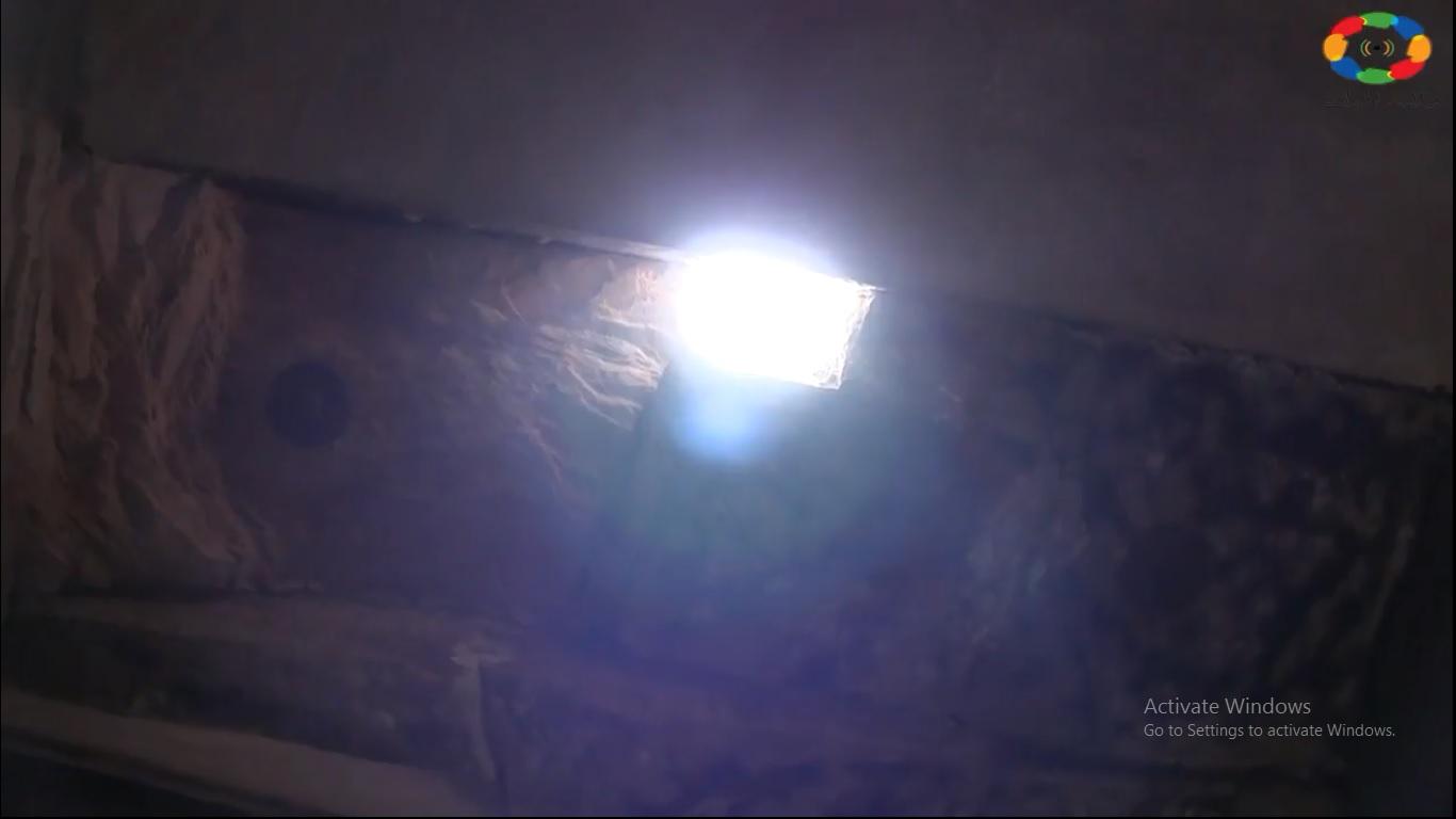 أشعة الشمس تخترق فتحات معبد آمون