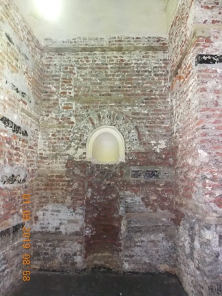 جامع خوند أصلباي أثناء الترميم - الصورة بواسطة إلآثار الإسلامية بالفيوم