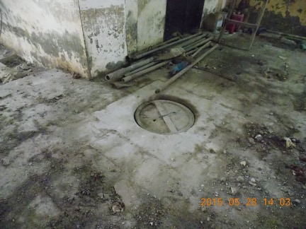 البئر الموجود بالجامع قبل الترميم - من الآثار الإسلامية بالفيوم