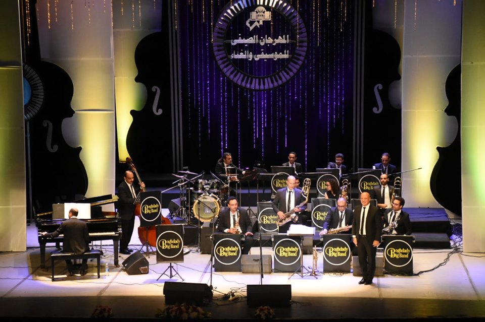 فرقة البغدادي من افتتاح المهرجان - الصورة من بيان الأوبرا