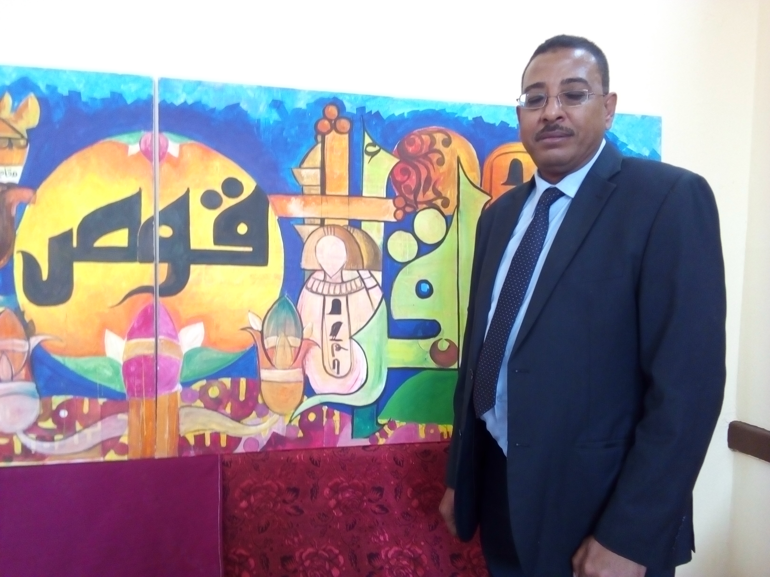 الفنان التشكيلي أحمد الطباخ