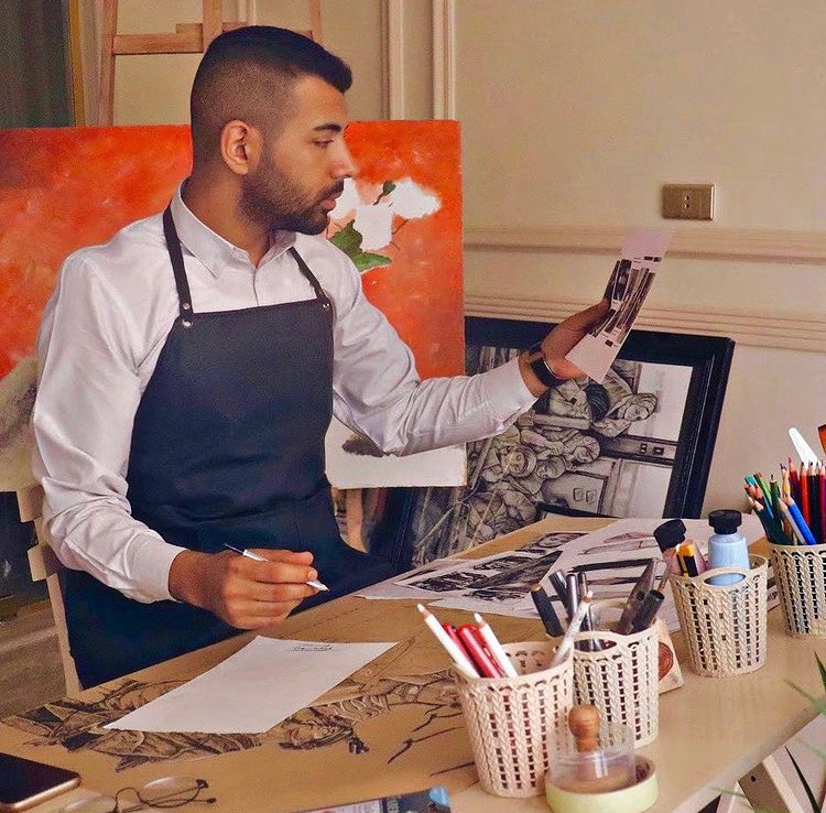 الفنان بهاء خاطر