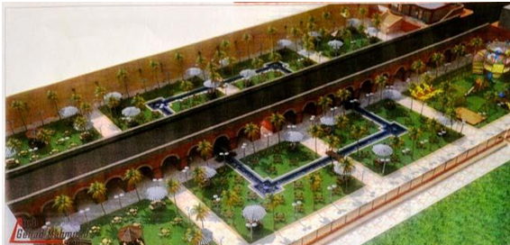 تصميم لمشروع تطوير قناطر الترعة السوهاجية والمنطقة المحيطة بها، والذي لم يتم الانتهاء منه حتى الآن