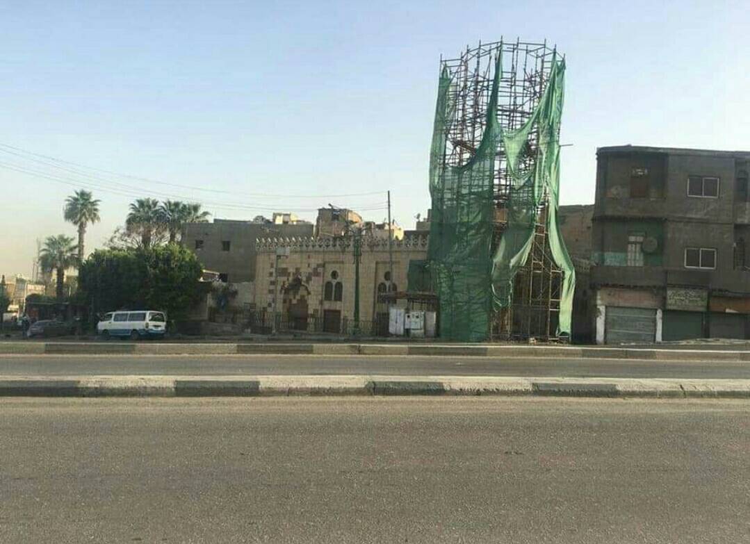 إزالة مئذنة مسجد الغوري