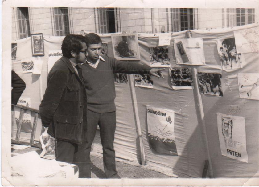 هاني شكر الله في معرض خاص بالقضية الفلسطينية