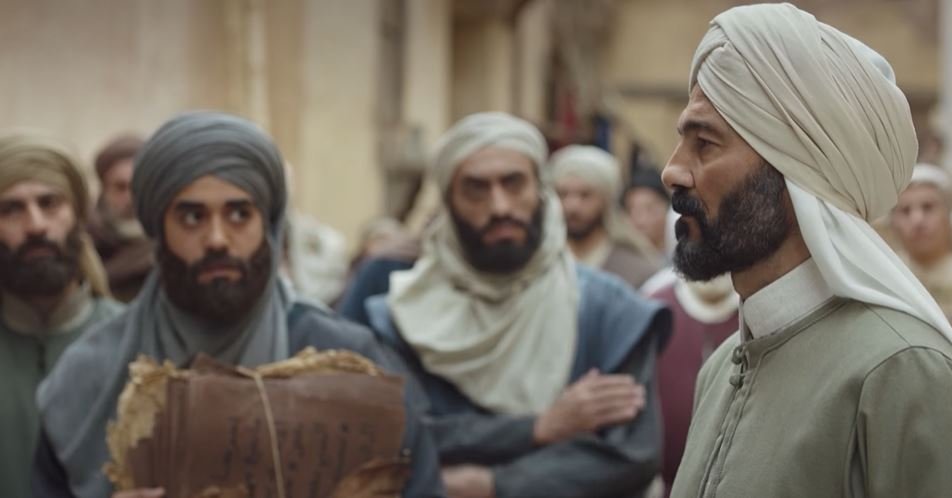 مشهد من مسلسل رسالة الإمام