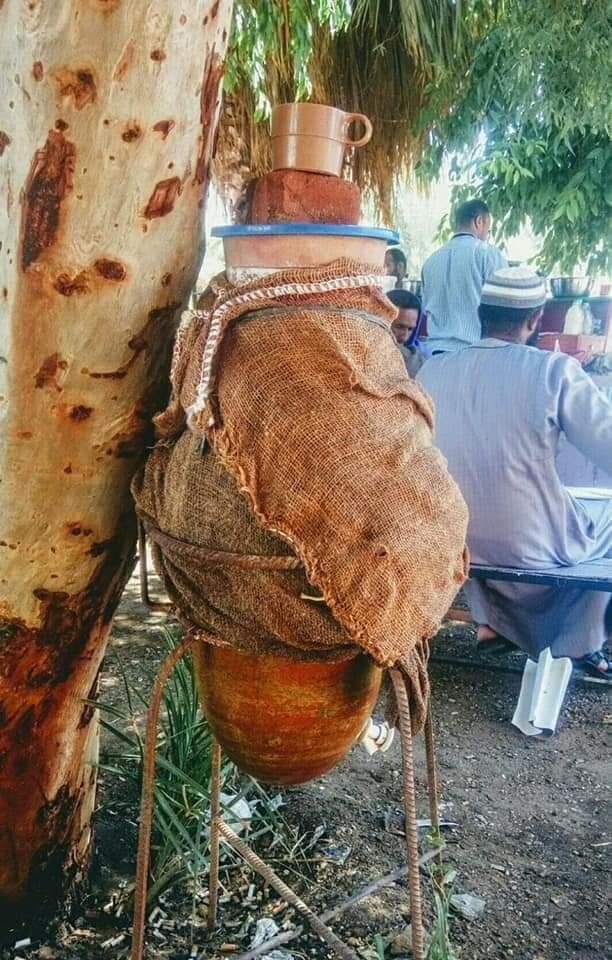 تعريشة الزير بالخيش