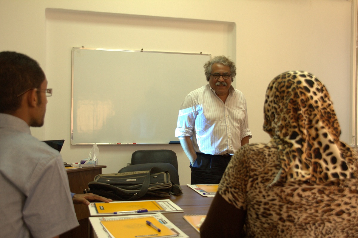 هاني شكر الله في تدريبات مؤسسة ولاد البلد