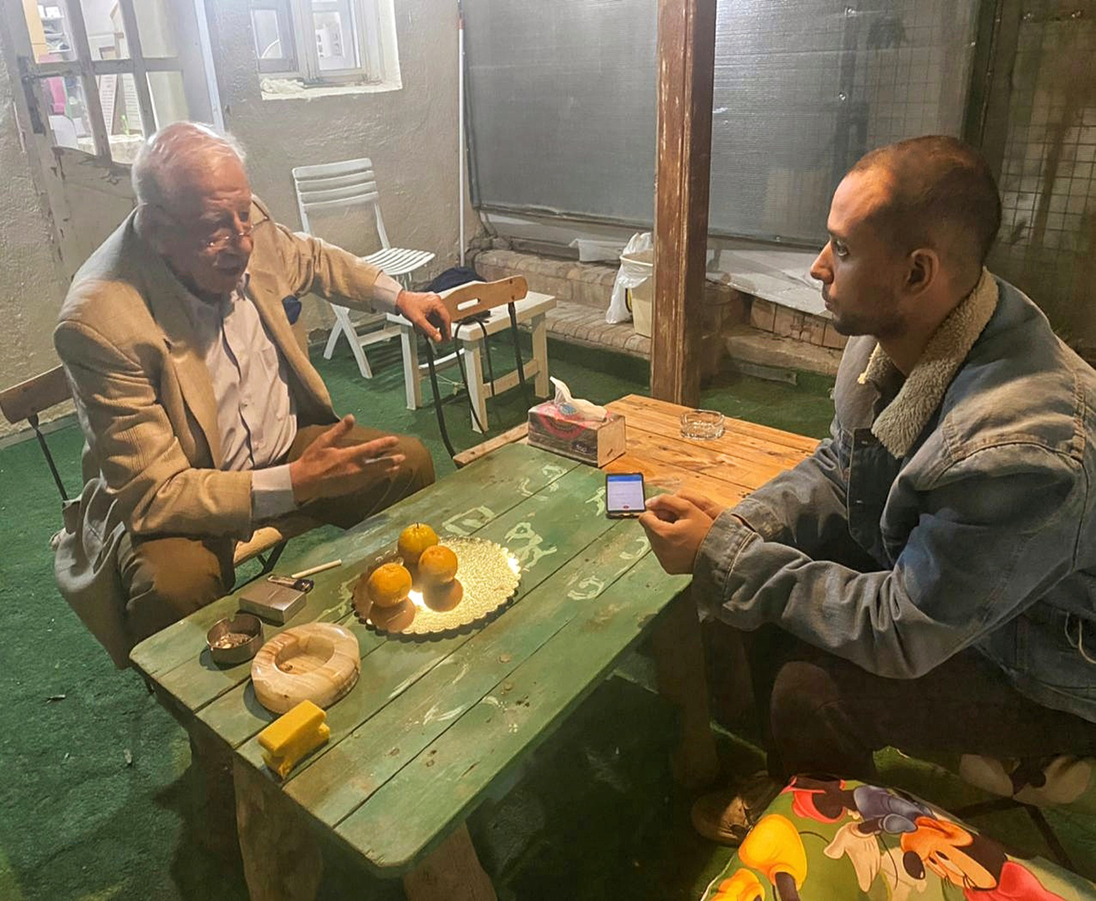 د.بهجت قبيسي ومحرر «باب مصر» - القاهرة 2020