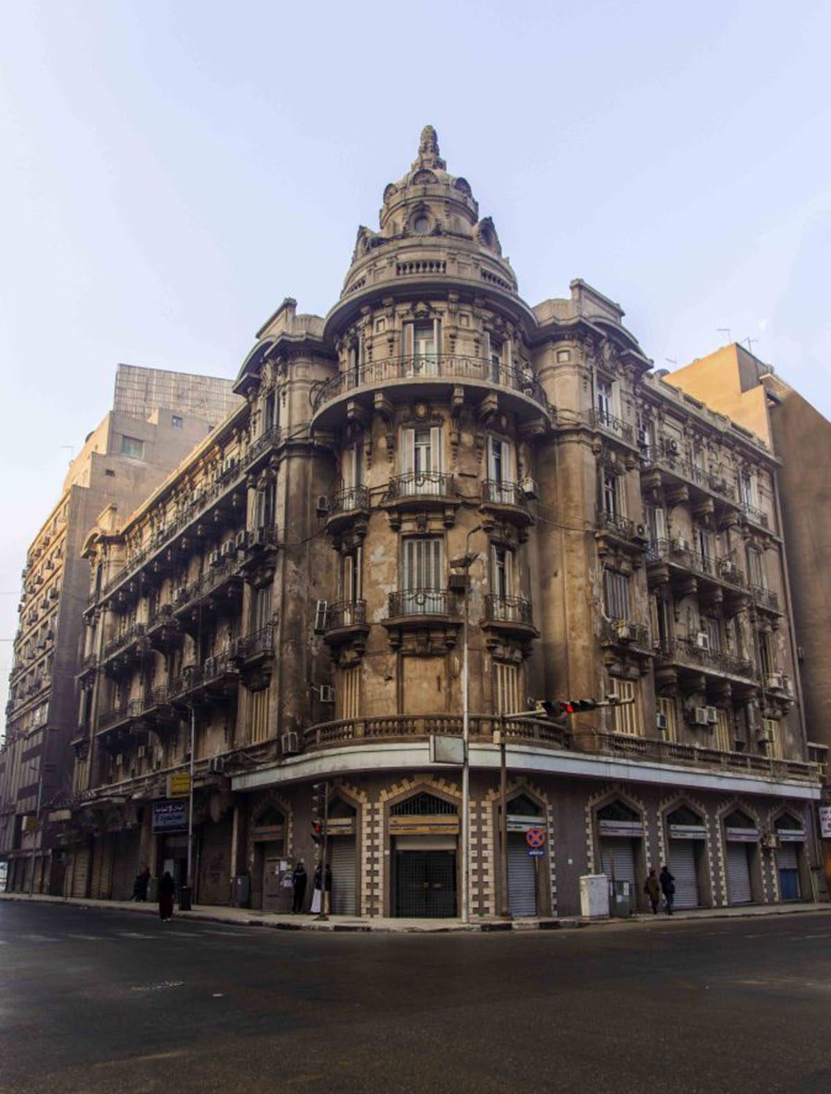 عمارات منطقة وسط البلد.. الصورة مشاع إبداعي