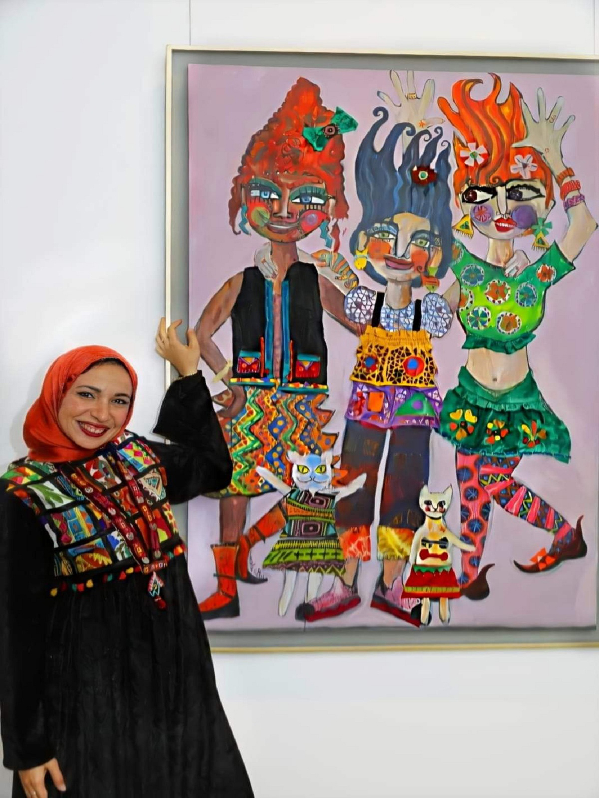 الفنانة ندى جمال عبدالناصر