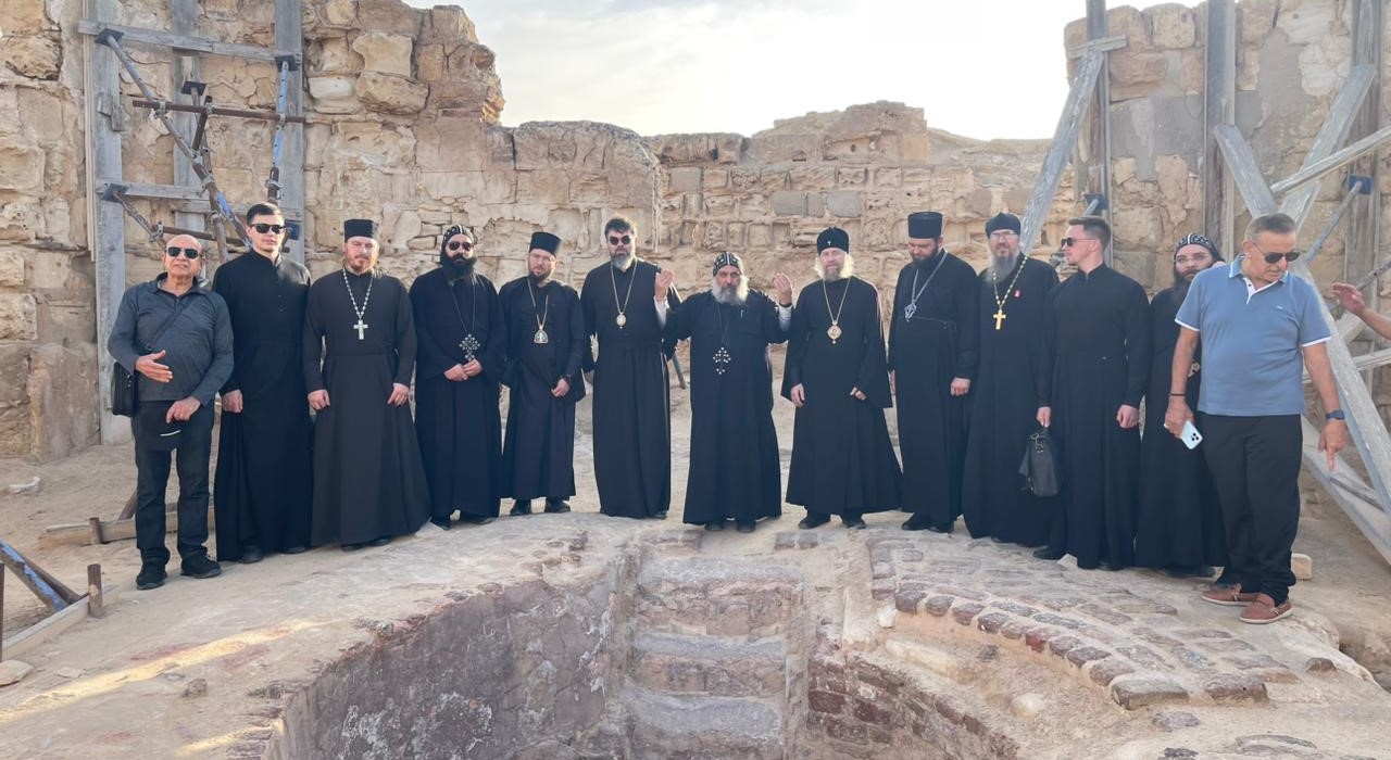 الراهب الدكتور القمص تداوس أفامينا يتحدث عن موقع أبو مينا 