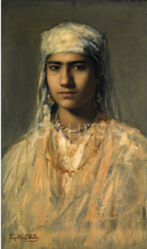 لوحة فتاة مصرية