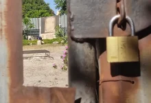 باب صهريج ابن النبيه بعد إغلاقه