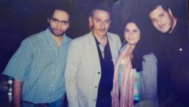 عازف العود حازم شاهين والكاتبة أميرة النشوقاتي والموسيقار زياد الرحباني والشاعر أحمد حداد