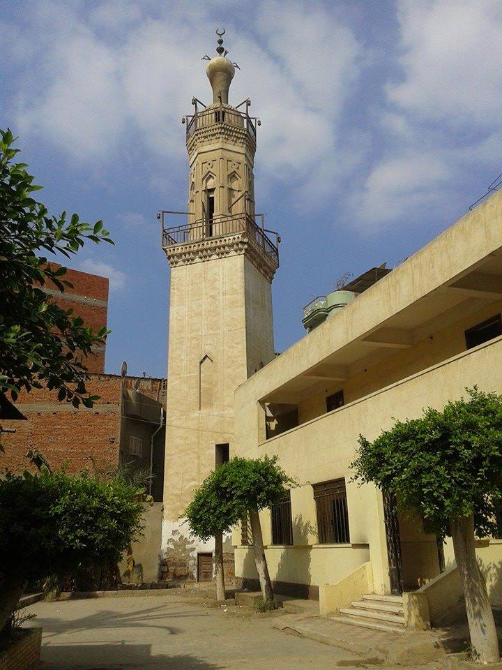 مئذنة مسجد سيدي سلامة بسمنود محافظة الغربية – قبل الانهيار