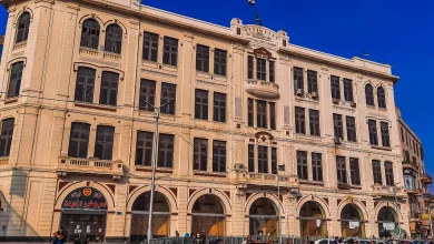 مبنى هندسة السكة الحديد..تصوير: كريم بدر