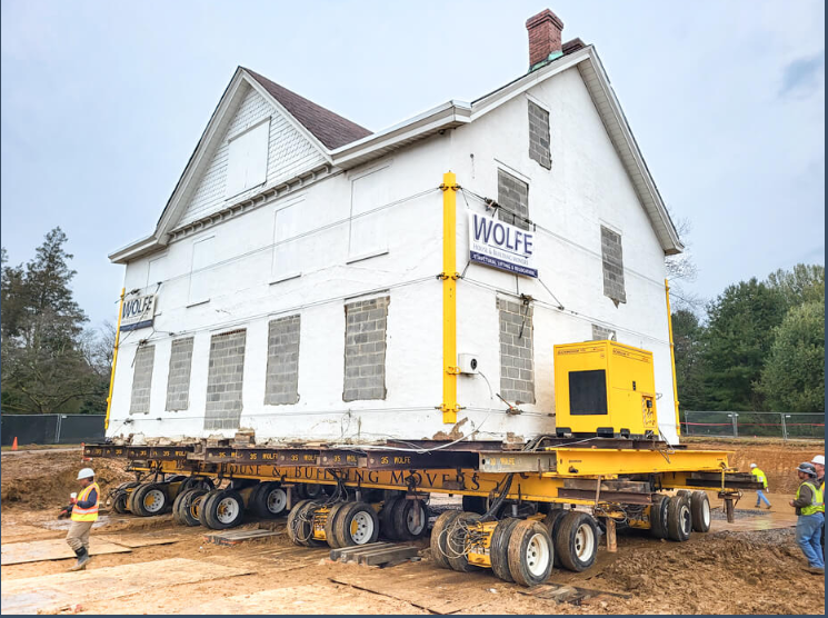 آلية نقل المبنى من مكانه - موقع شركة وولف هاوس بيلدينج موفرز