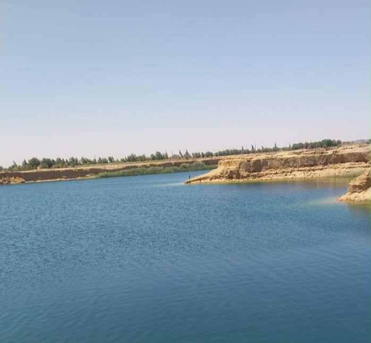 بحيرة البهنسا الصورة من سلامة زهران، مدير آثار البهنسا