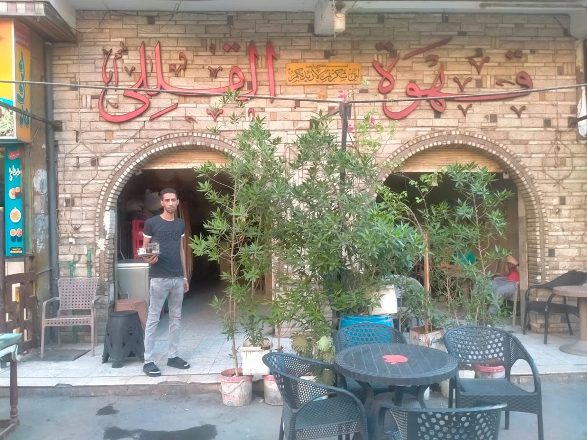 مقهى القللي بالفيوم.. تصوير: كريم سليم