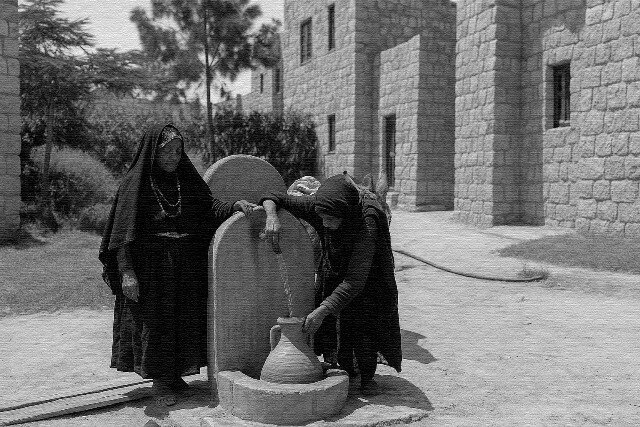 مشربيات الماء قديما.. صورة مُخلقة بالذكاء الاصطناعي