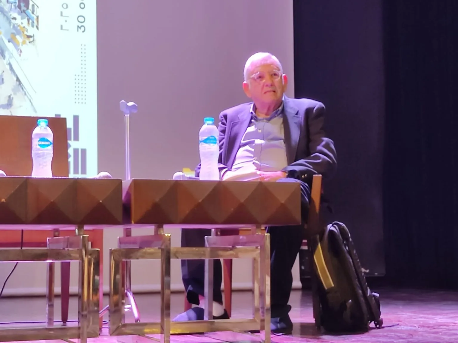 المعماري السكندري الكبير الدكتور محمد عوض.. تصوير: دعاء عبدالحميد